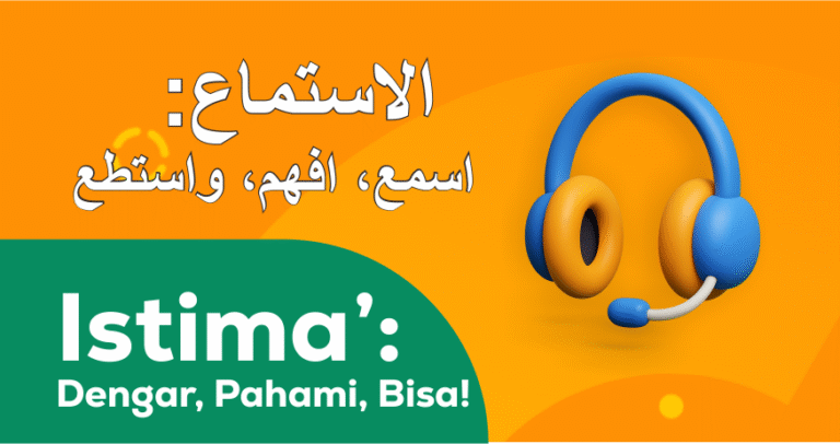 Terlindungi: مدونة الاستماع: اسمع، افهم، واستطع (Vlog untuk Istima’: Dengar, Pahami, Bisa!)